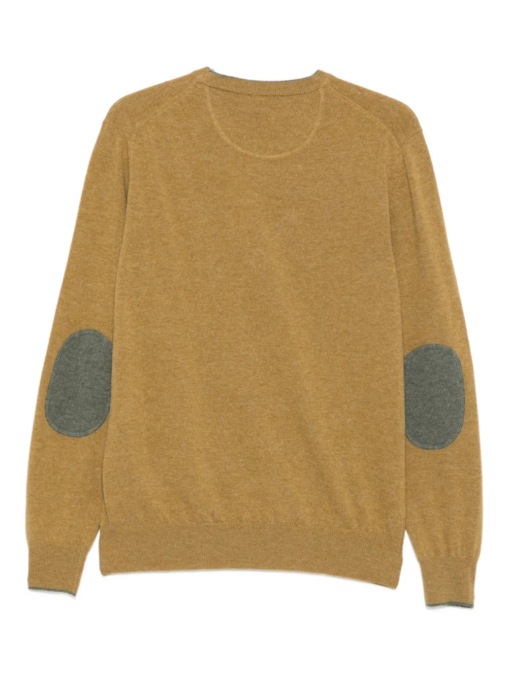 Altea elbow-patch crew-neck sweater - Geel