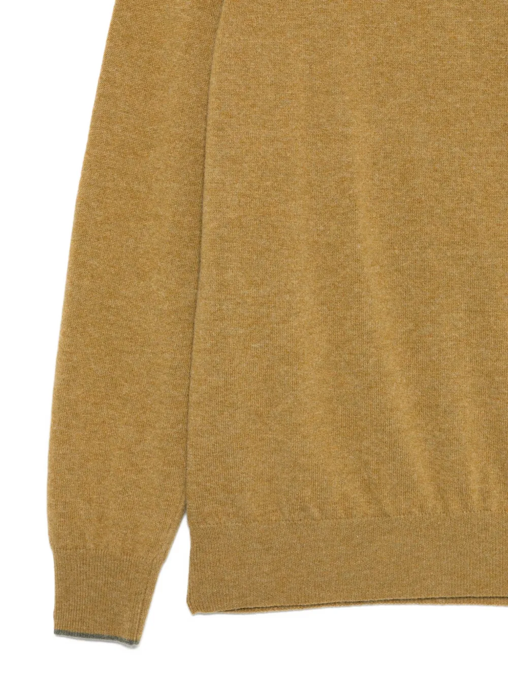Altea Elbow-patch Crew-neck Sweater In Brown