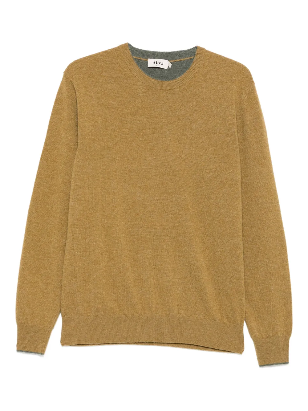 Altea elbow-patch crew-neck sweater | Yellow | Image 1