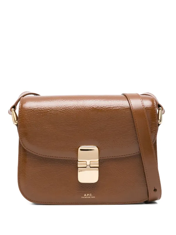 Leather Crossbody Bag Brown FARFETCH IN