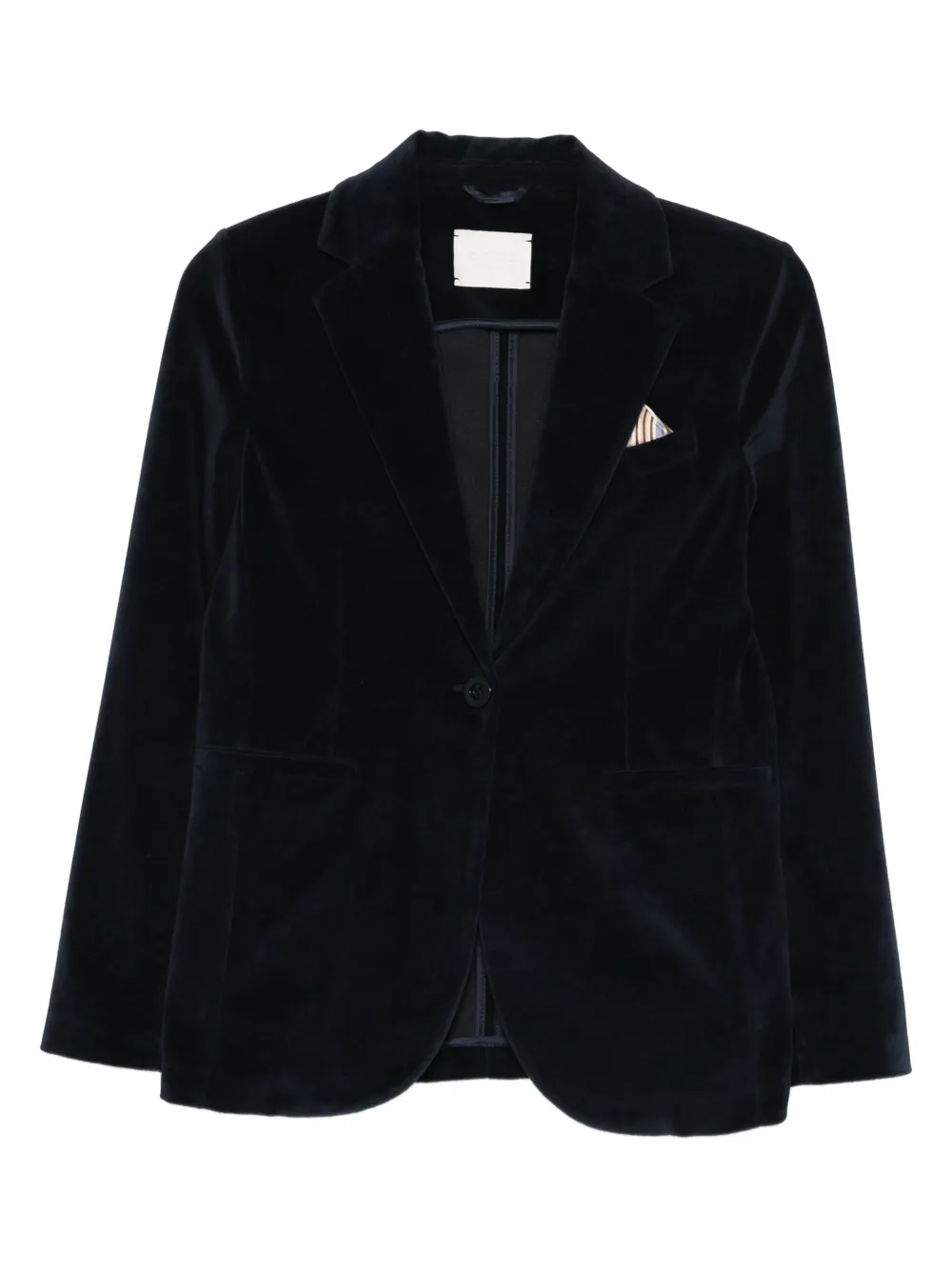 Circolo 1901 velvet blazer | Blue | Image 1