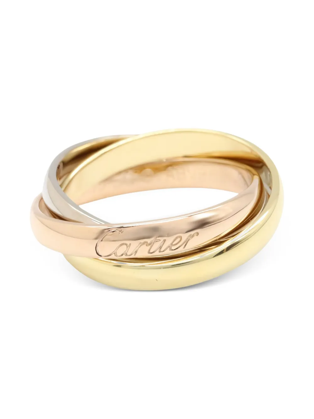 Cartier トリニティ リング 18Kゴールド - ゴールドトーン Cartier トリニティ リング 18Kゴールド - ゴールドトーン