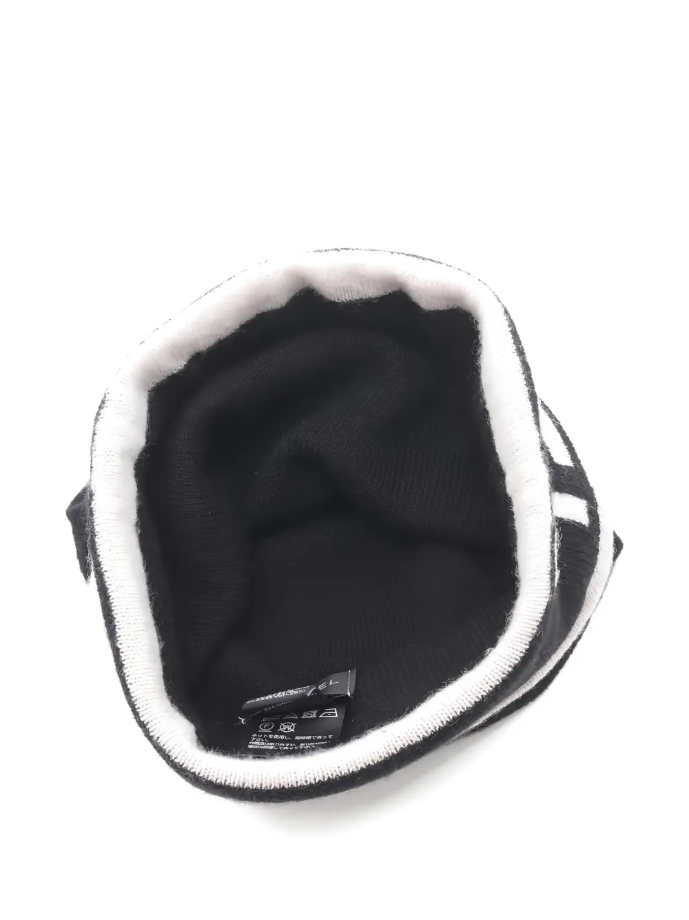 Pre-owned Chanel 1986-1988 Cashmere Beanie In Black