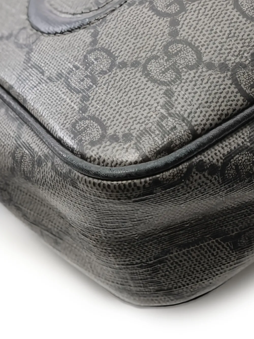  Gucci Pre-owned Gg Supreme Shoulder Bag - Grey 