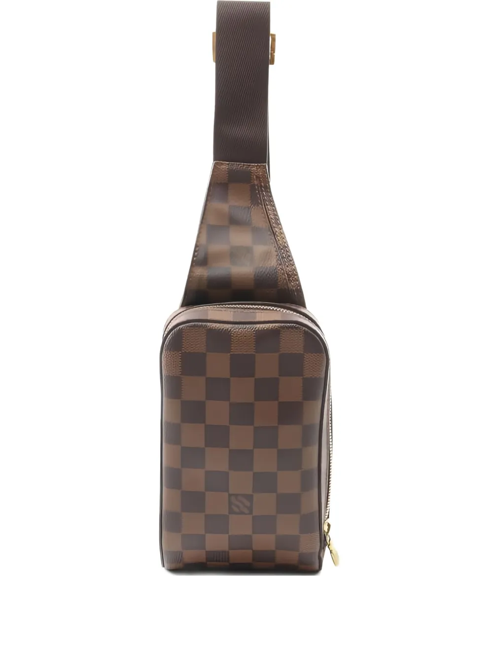 Pre-owned Louis Vuitton Geronimos Shoulder Bag In Brown