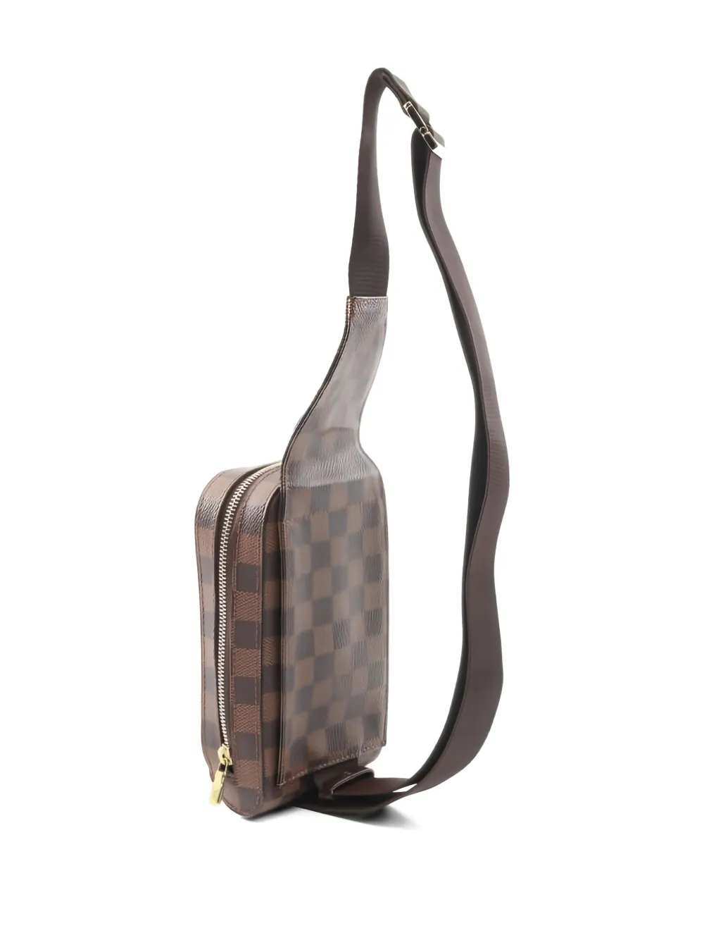 Pre-owned Louis Vuitton Geronimos Shoulder Bag In Brown