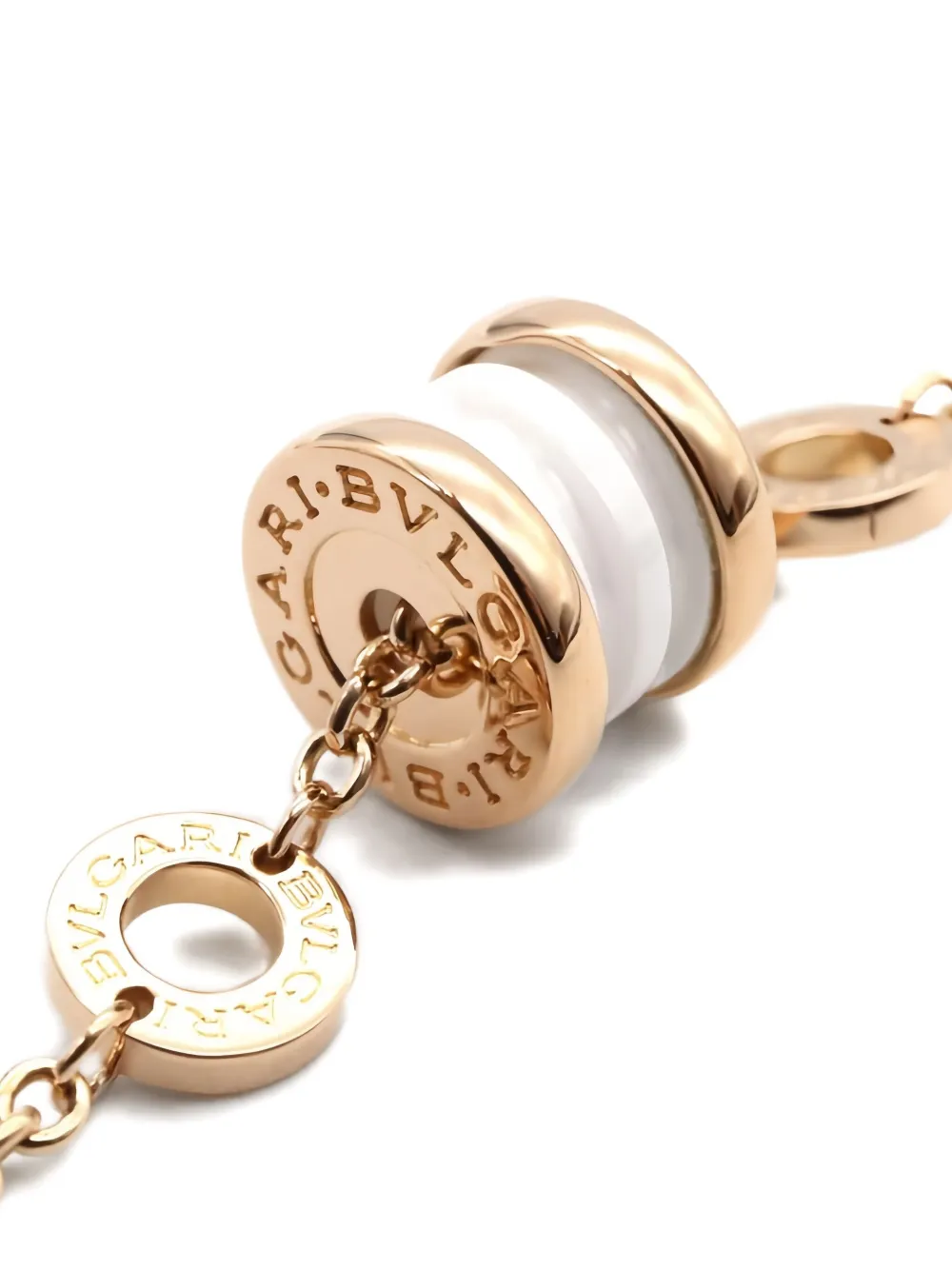 Pre-owned Bvlgari 14k Gold-plated Brass B-zero1 Bracelet