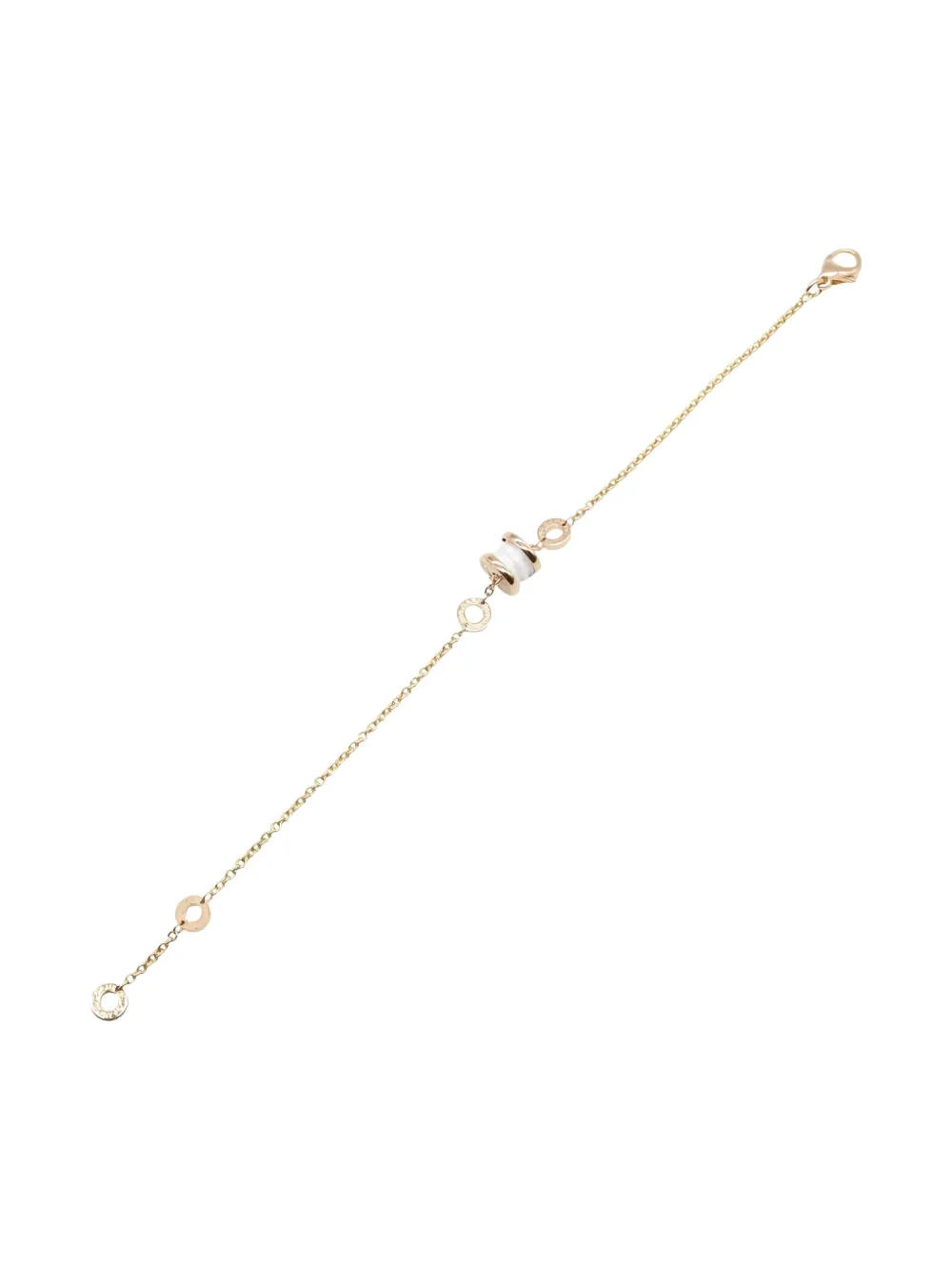 Pre-owned Bvlgari 14k Gold-plated Brass B-zero1 Bracelet