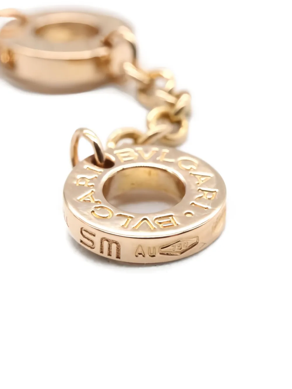 Pre-owned Bvlgari 14k Gold-plated Brass B-zero1 Bracelet