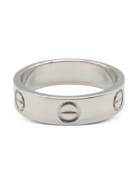 Cartier خاتم 'لوف' ذهب أبيض عيار 18