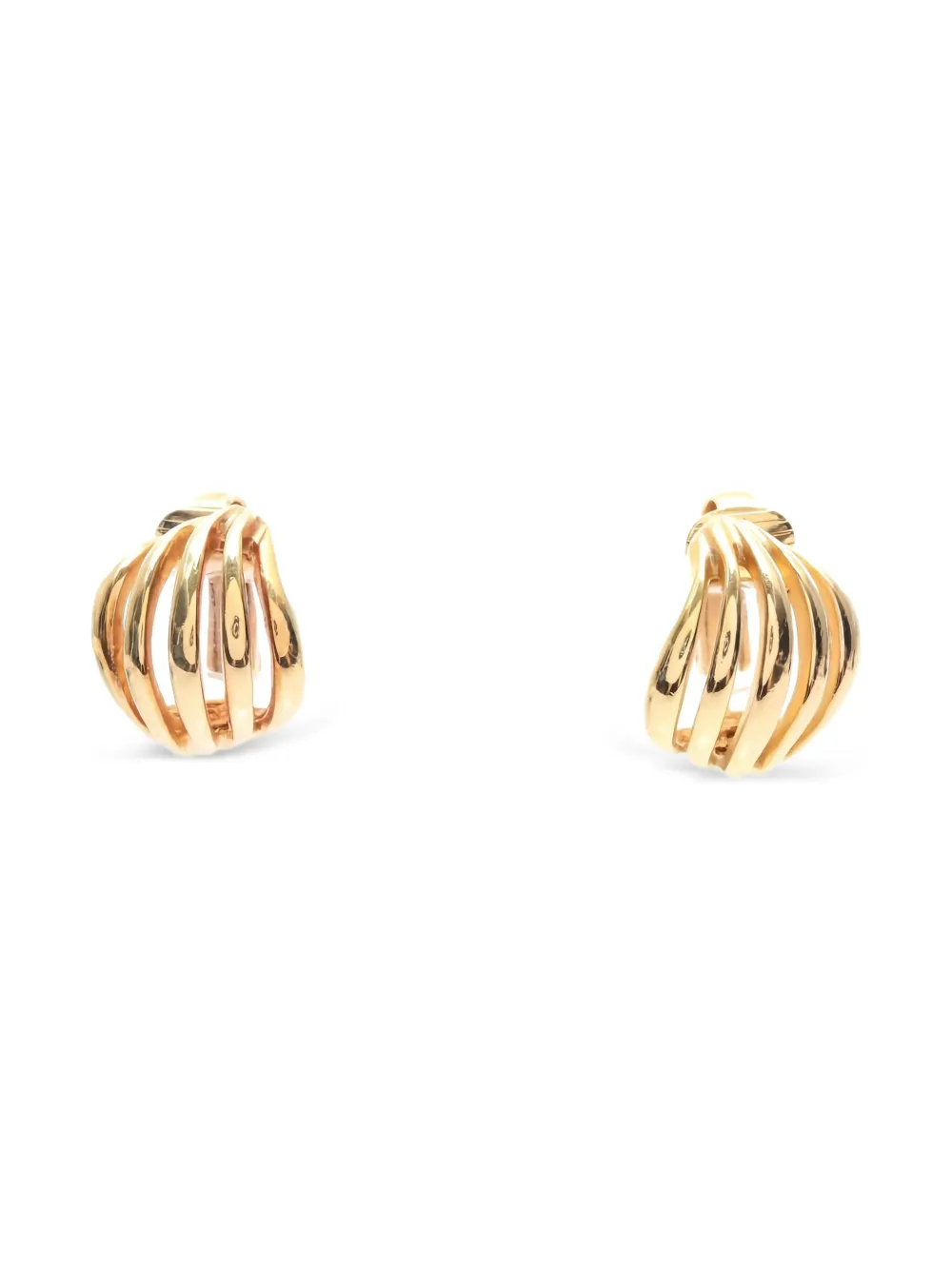 Christian Dior Pre-Owned cut-out clip-on earrings | Image 2