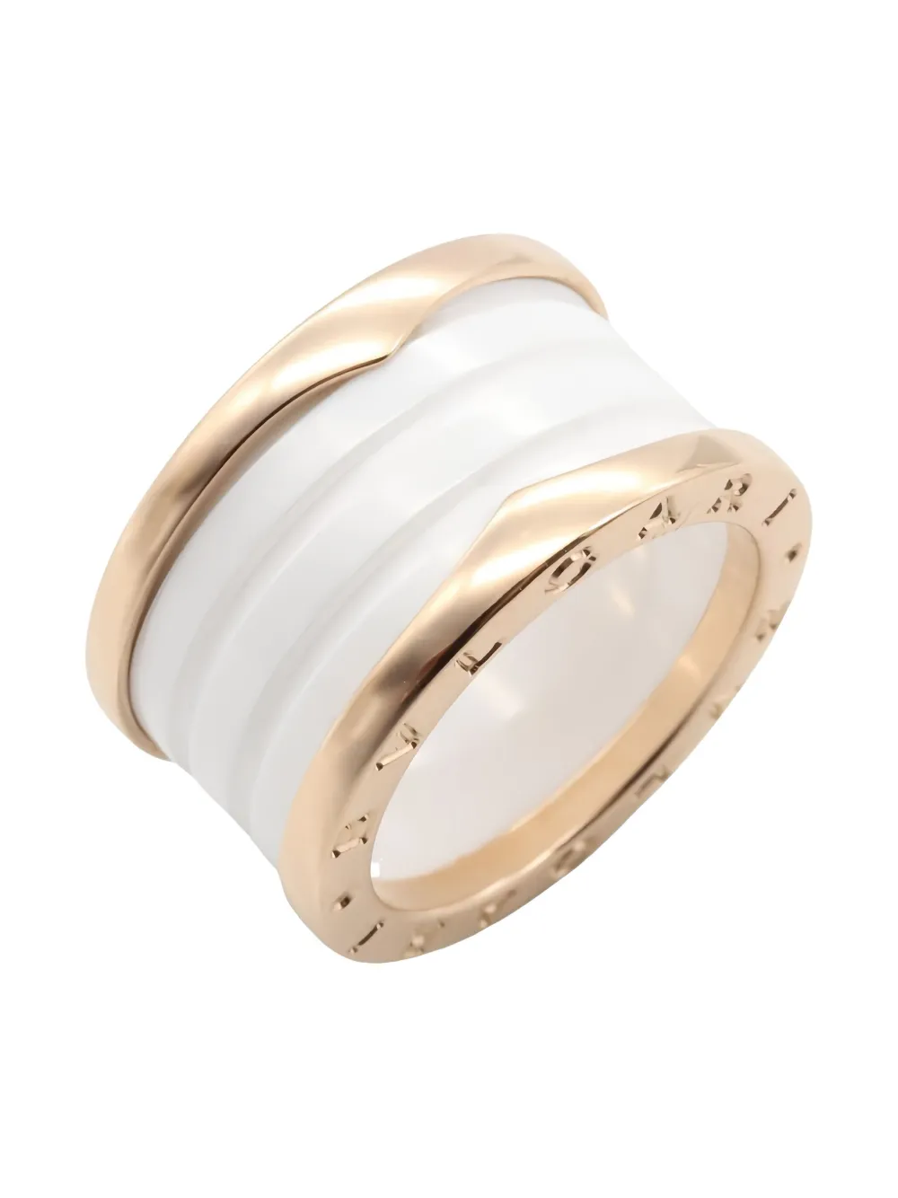 Pre-owned Bvlgari 10's B-zero1 Ring In Pink