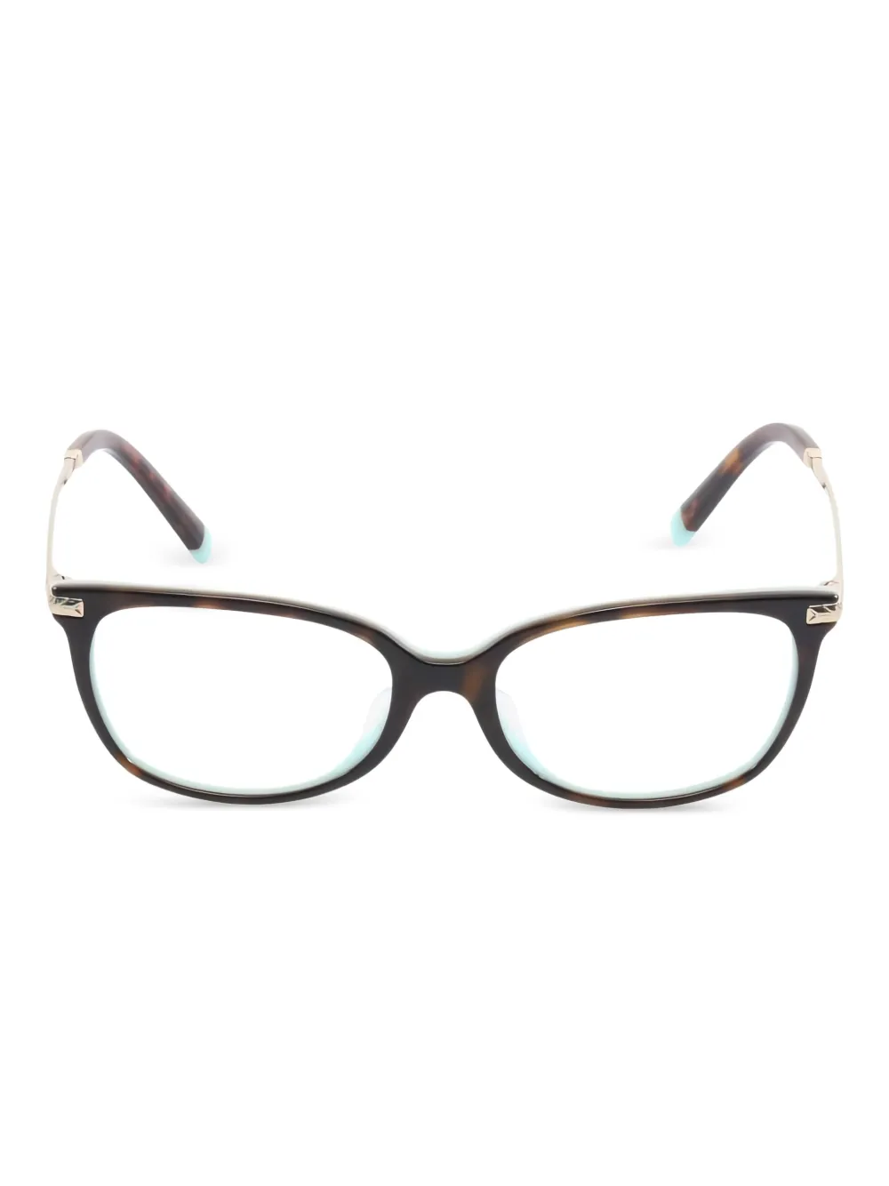 Tiffany & Co Eyewear lentes con armazón rectangular | marrón | Image 1
