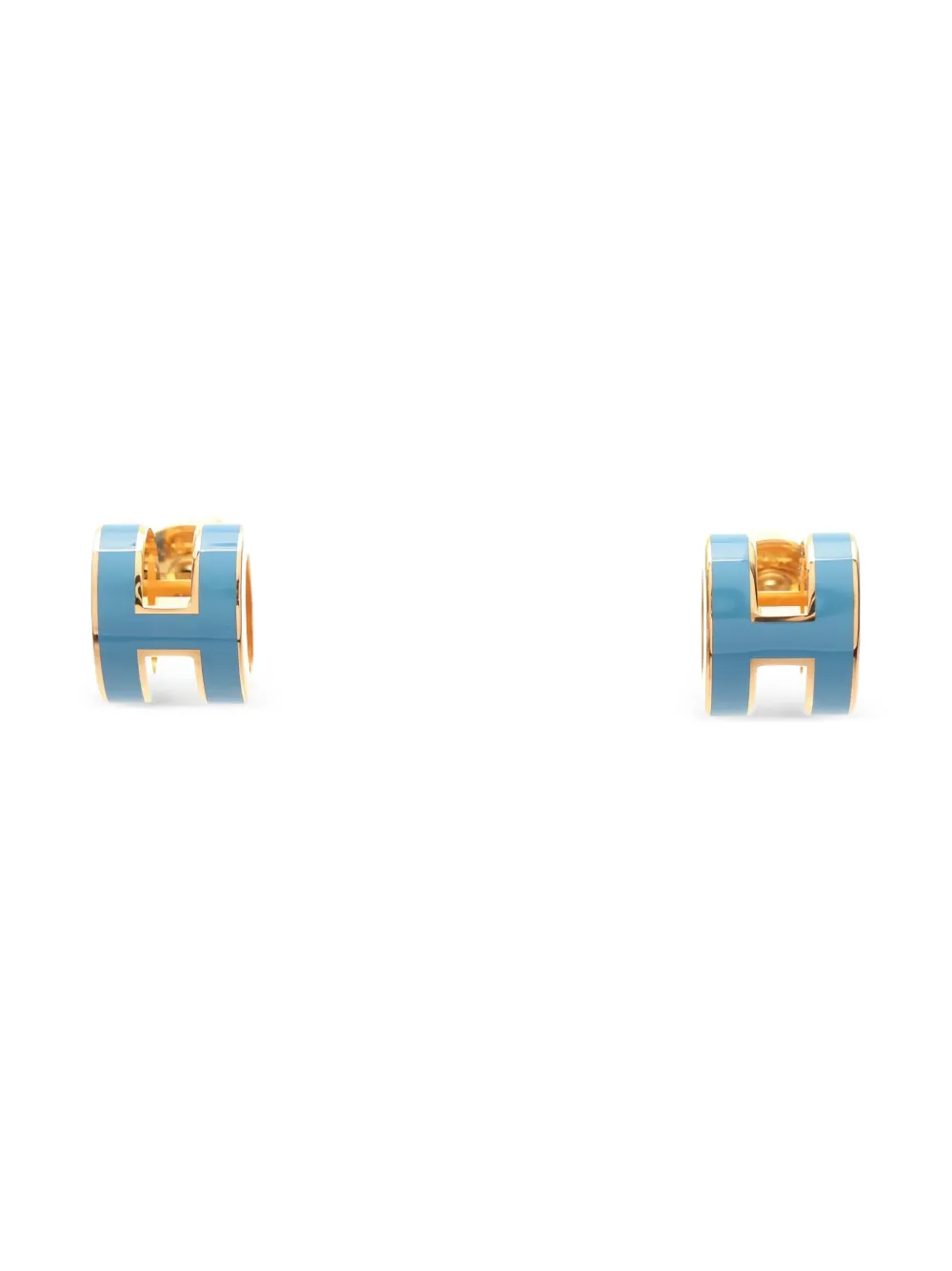 Hermès Pre-Owned mini Pop H earrings | Gold | Image 1