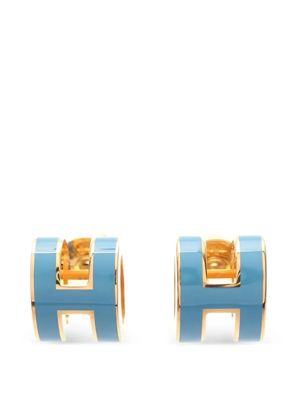 Hermès Pre-Owned mini Pop H earrings - Oro