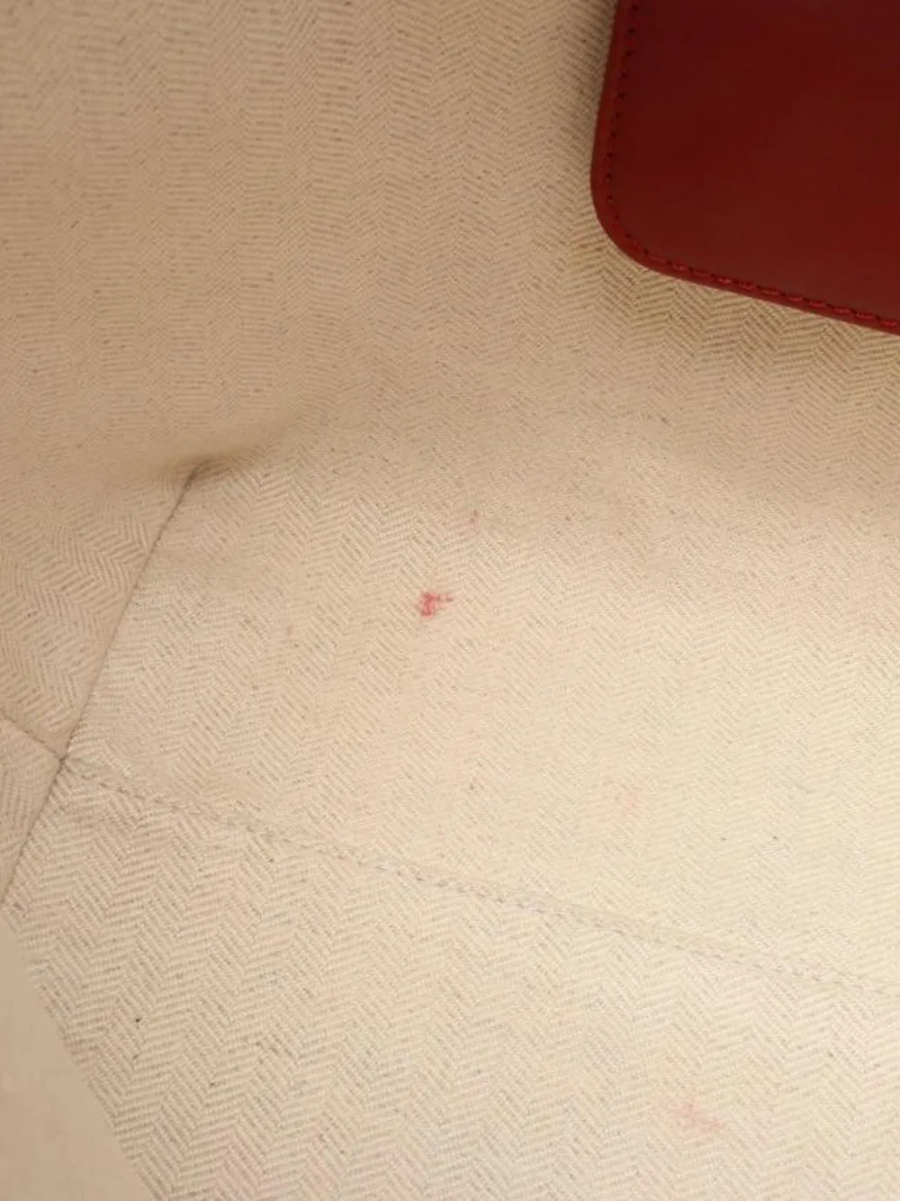 Pre-owned Loewe Anagram-embossed Tote Bag In Red