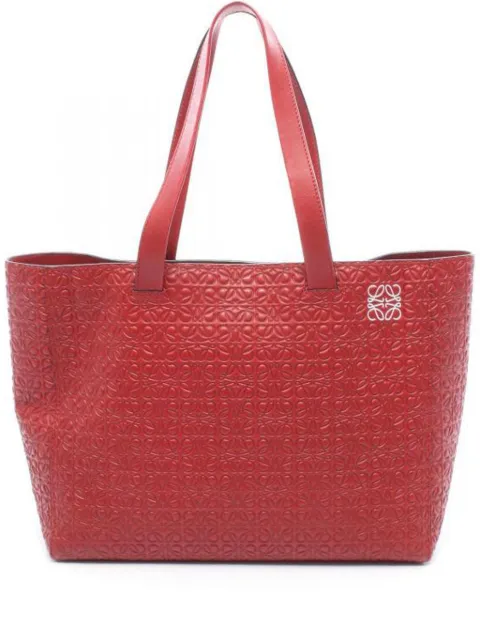 Loewe Pre-Owned tote con Anagrama en relieve