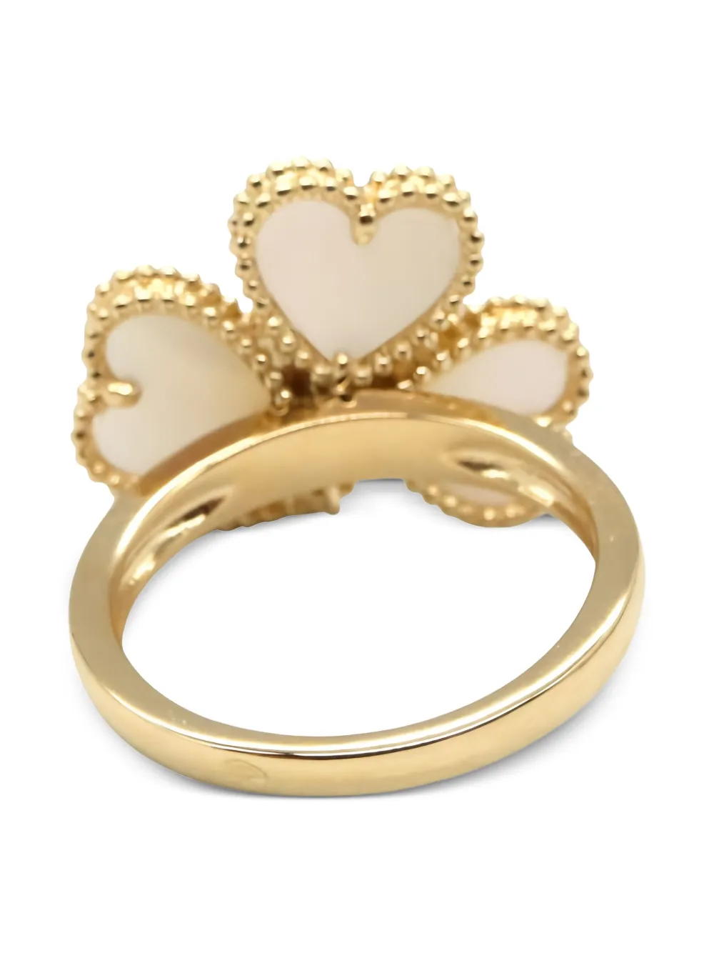 Van Cleef & Arpels Pre-Owned bague en or 18ct à nacre et diamant | Image 2