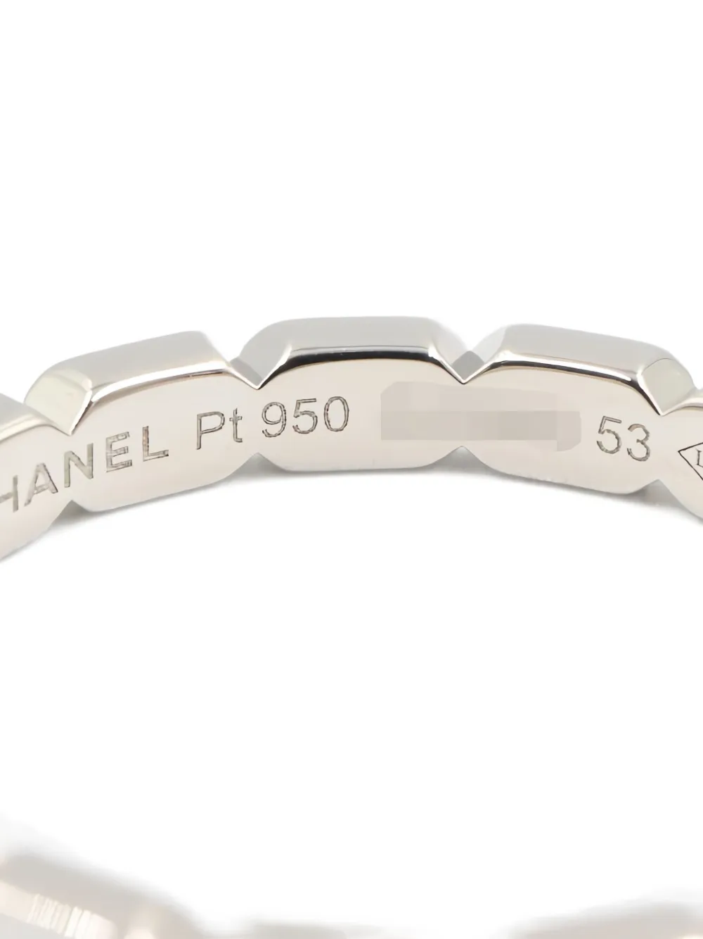 Pre-owned Chanel Première Ring In Silver