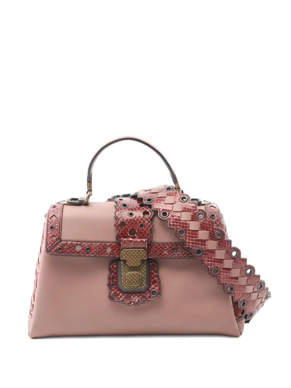 Bottega Veneta Pre-Owned small Piazza two-way handbag | Pink | Image 1