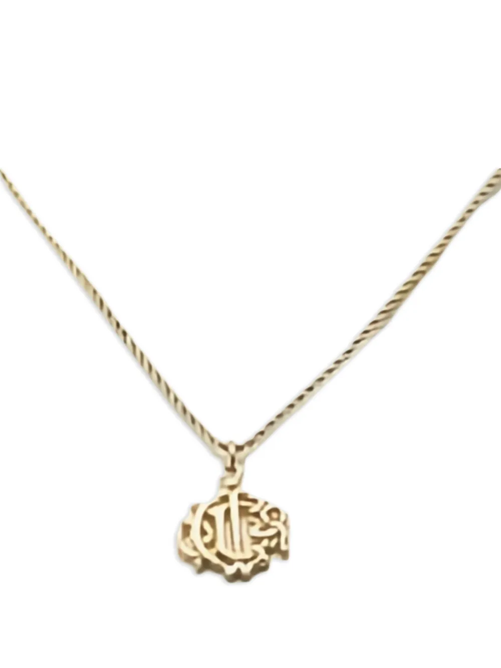 Christian Dior Pre-Owned logo-pendant necklace | Image 2