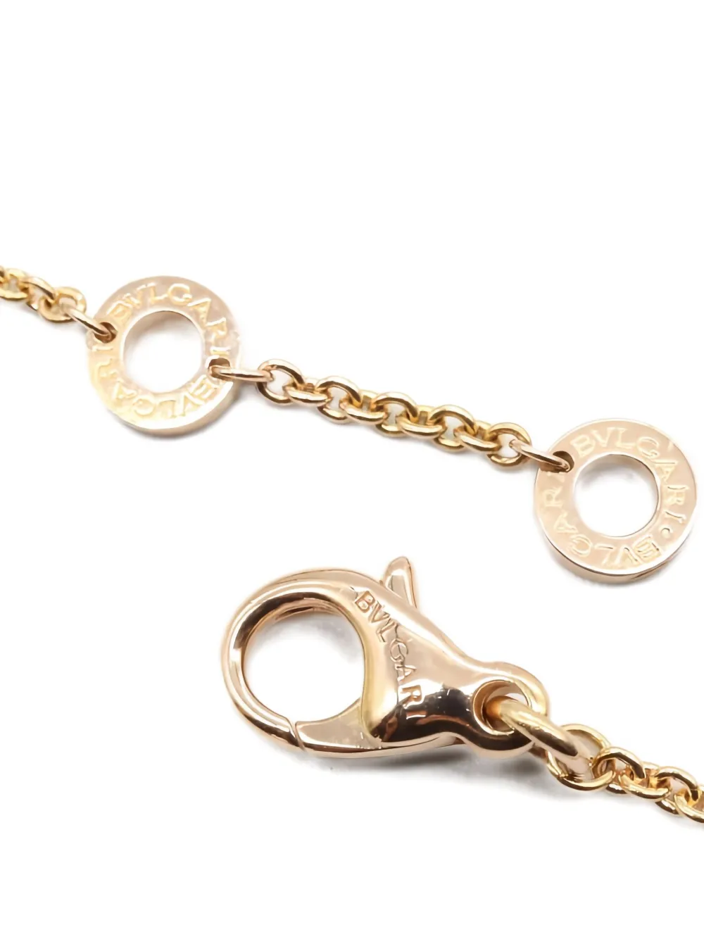 Pre-owned Bvlgari 18k Rose Gold B-zero1 Bracelet