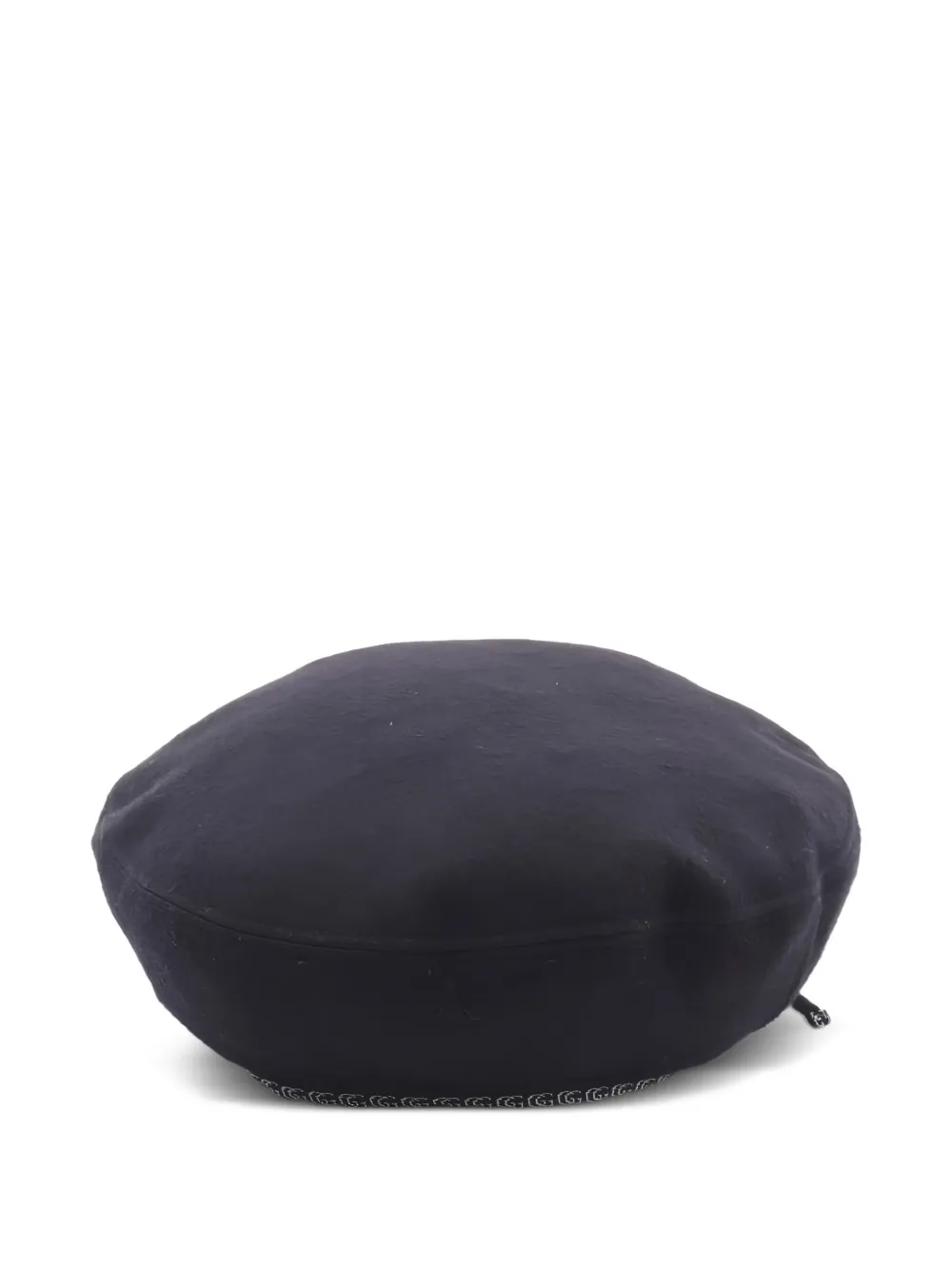 Gucci Pre-Owned wool ribbon beret | Blue | Image 1