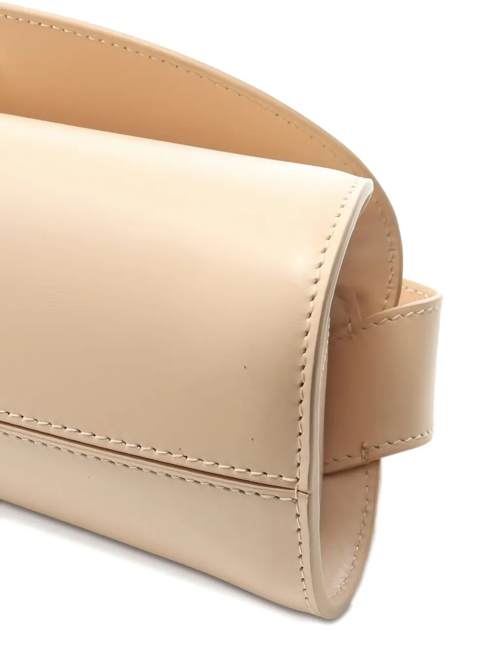 Pre-owned Jil Sander Small Cannolo Leather Shoulder Bag In Pink
