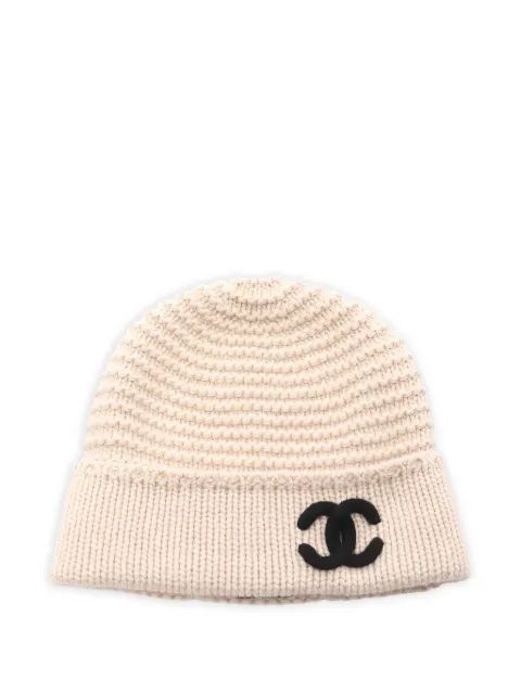 CHANEL Pre-Owned طاقية منسوجة 'كوكو مارك' 1986-1988