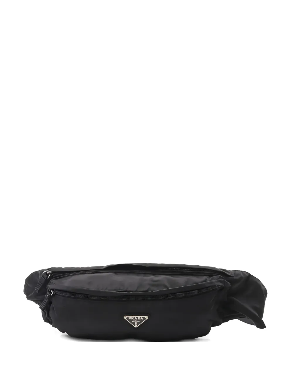 Prada Pre-Owned 00s logo-plaque belt bag | Black | Image 1