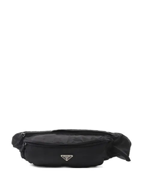 Prada Pre-Owned 00s logo-plaque belt bag