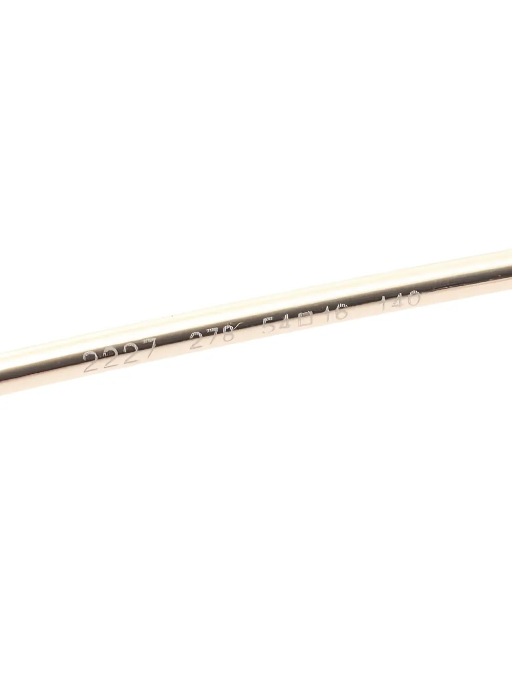 Pre-owned Bvlgari 10s Cat-eye Glasses In Gold