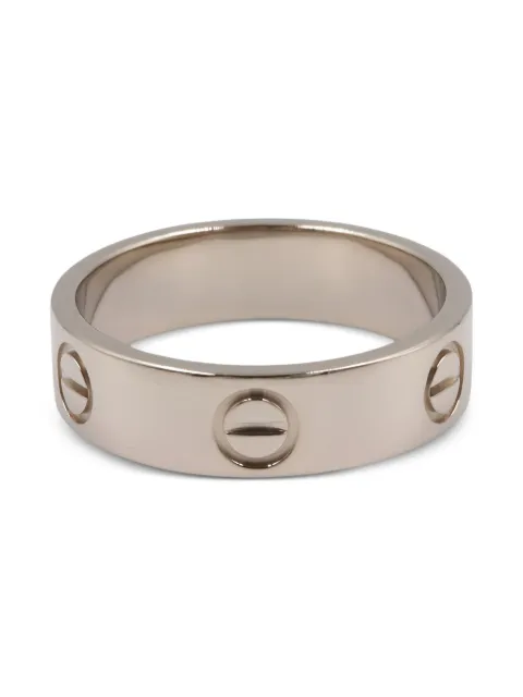 Cartier anillo Love en oro blanco de 18kt