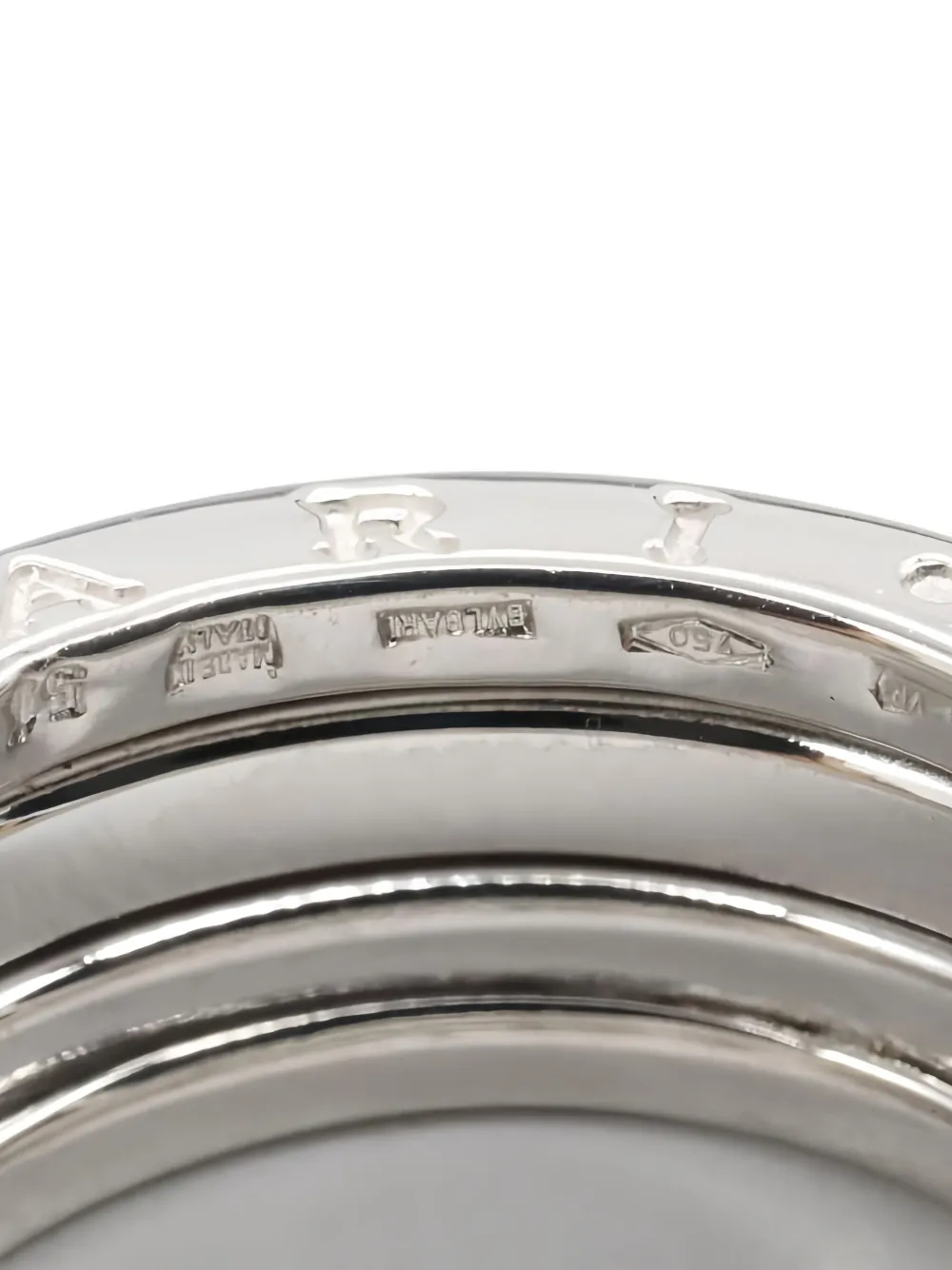 Pre-owned Bvlgari B-zero1 Ring In Silver