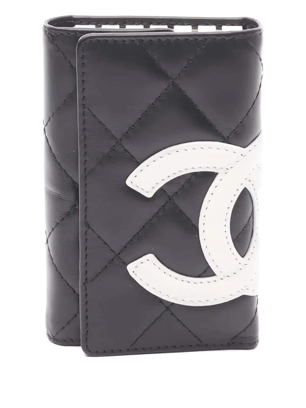CHANEL Pre-Owned キルティング キーケース - ブラック CHANEL Pre-Owned キルティング キーケース - ブラック