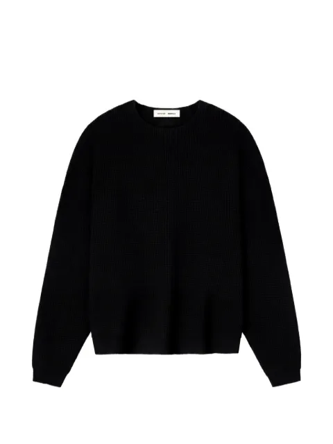 FEAR OF GOD ESSENTIALS waffle-knit crew-neck sweater
