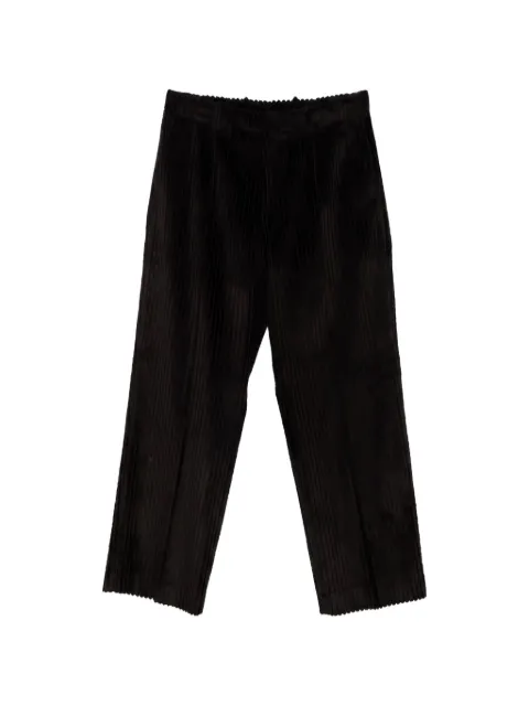 OUR LEGACY Borrowed plissé-effect cotton trousers