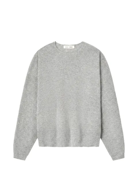 FEAR OF GOD ESSENTIALS waffle-knit dropped-shoulder sweater