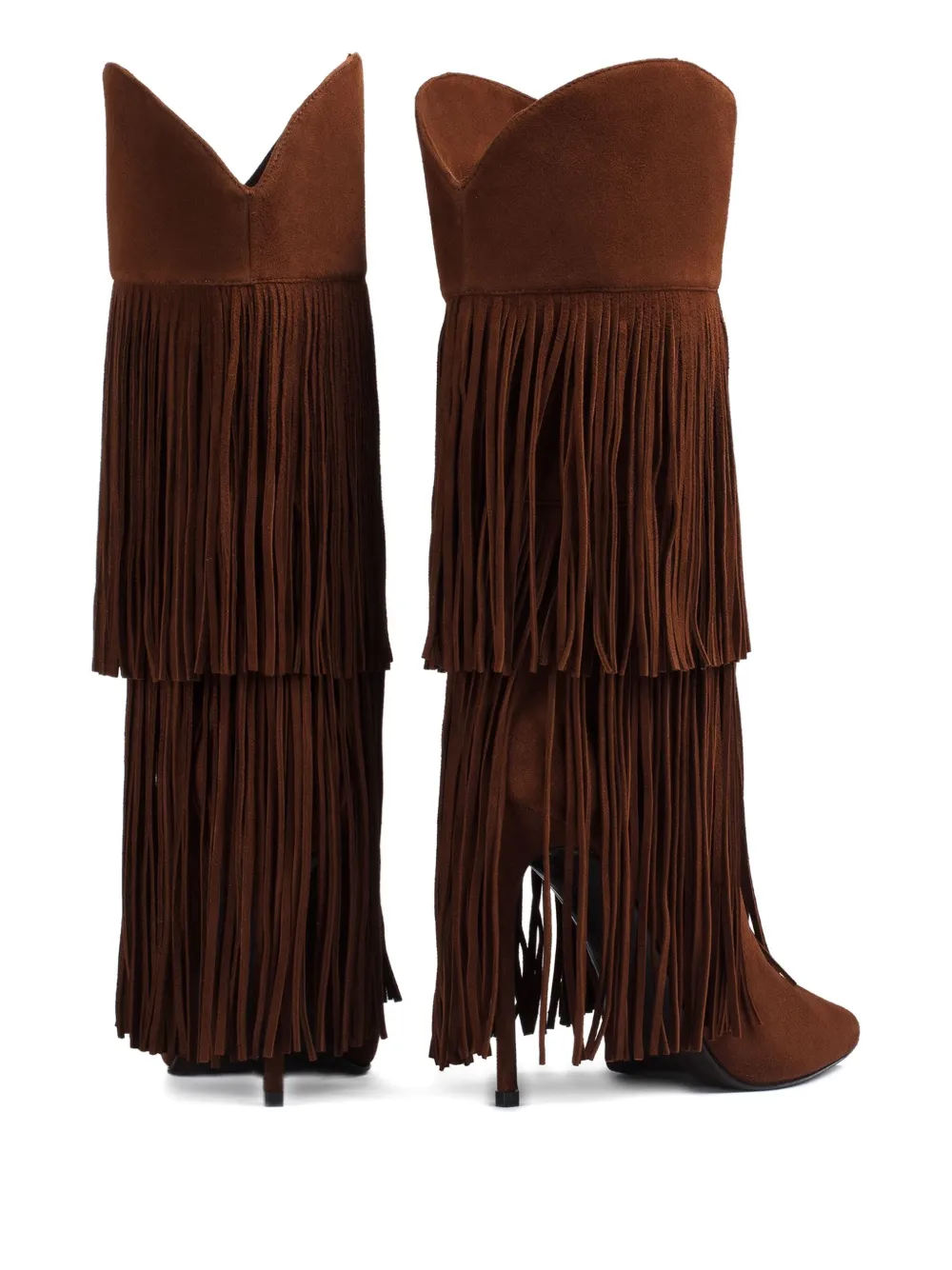 Le Silla 120mm Andy fringe boots Bruin