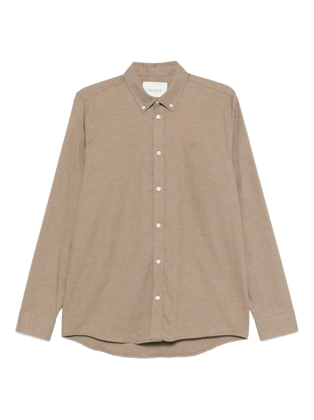 Les Deux camisa con logo bordado | marrón | Image 1