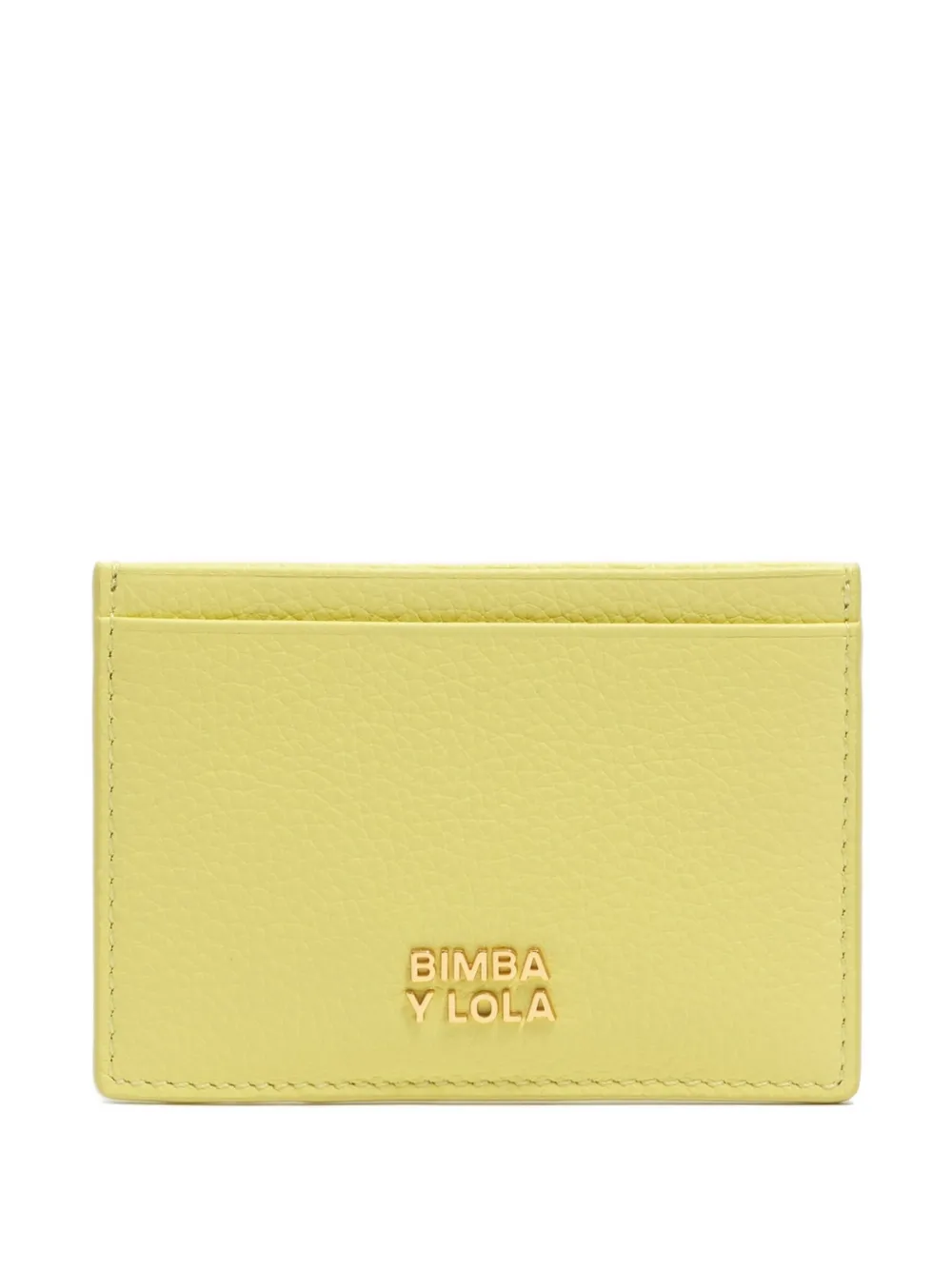 Bimba Y Lola Leather Cardholder In Green