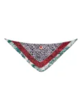 Bimba y Lola leopard-snake print scarf - Pink