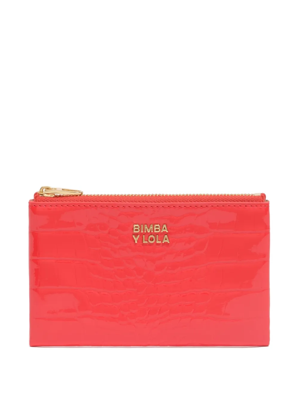 Bimba y Lola cartera con cierre en relieve | rojo | Image 1