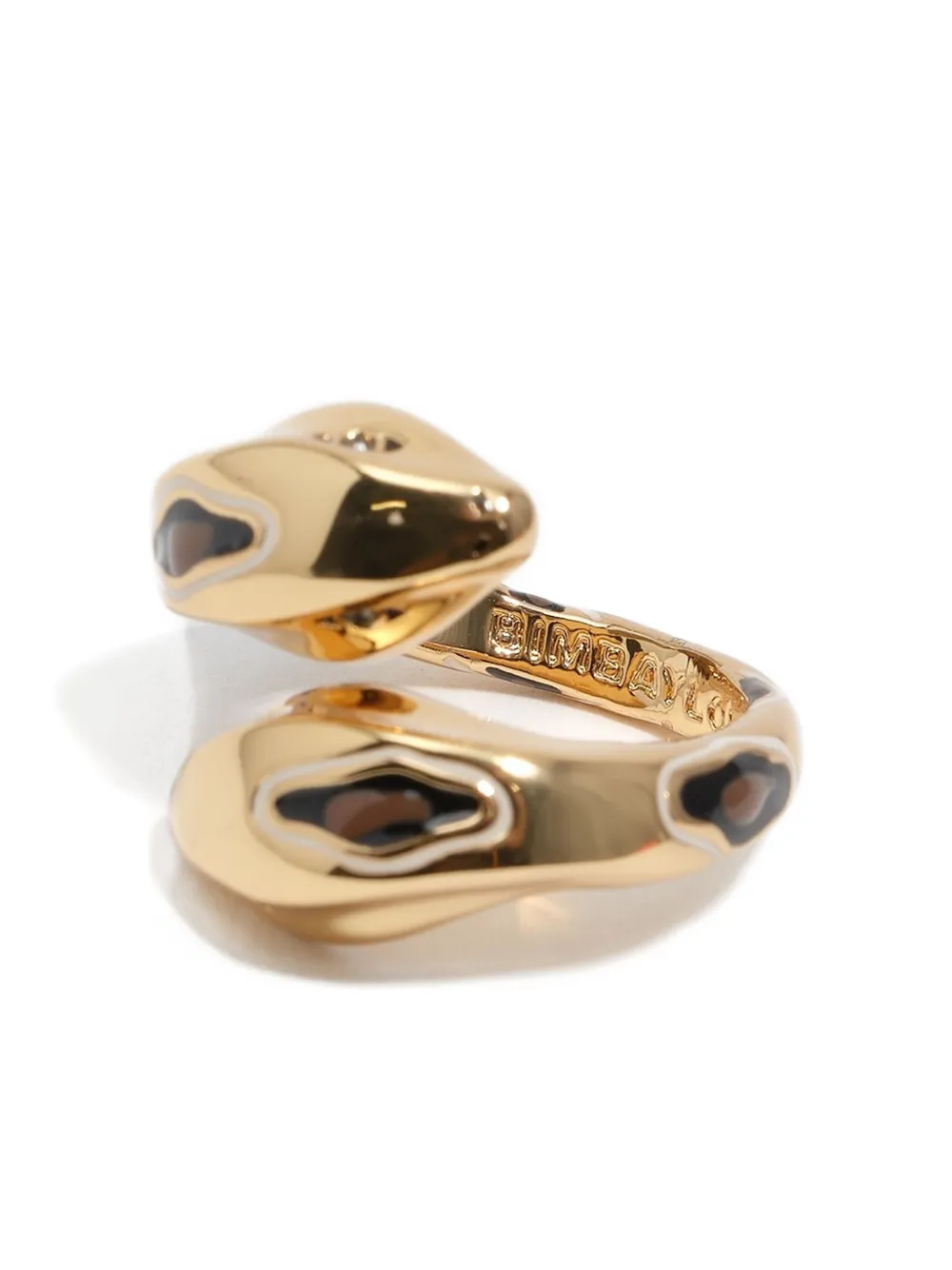 Bimba Y Lola Snake-shaped Gold Ring In Gold