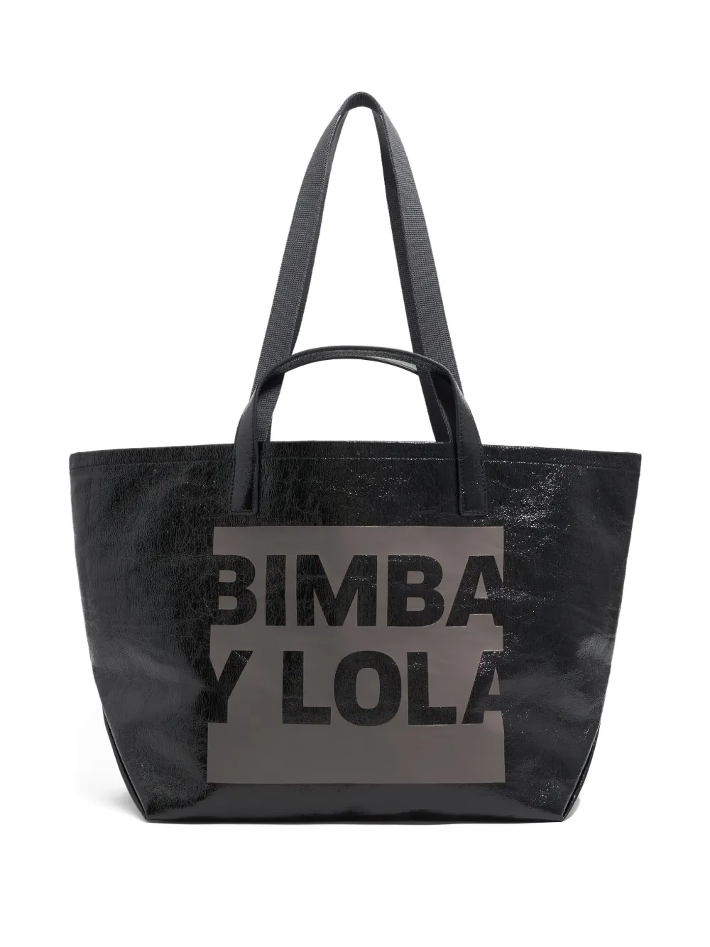 Bimba y Lola ロゴ トートバッグ - ブラック Bimba y Lola ロゴ トートバッグ - ブラック