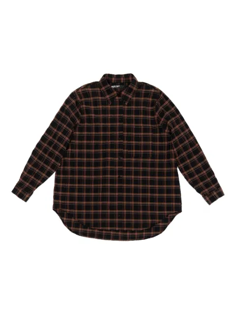 Bimba y Lola camisa  de algodóncon cuadros estampados