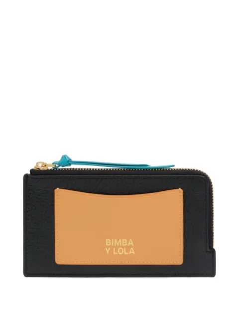 Bimba y Lola zip-fastening leather wallet