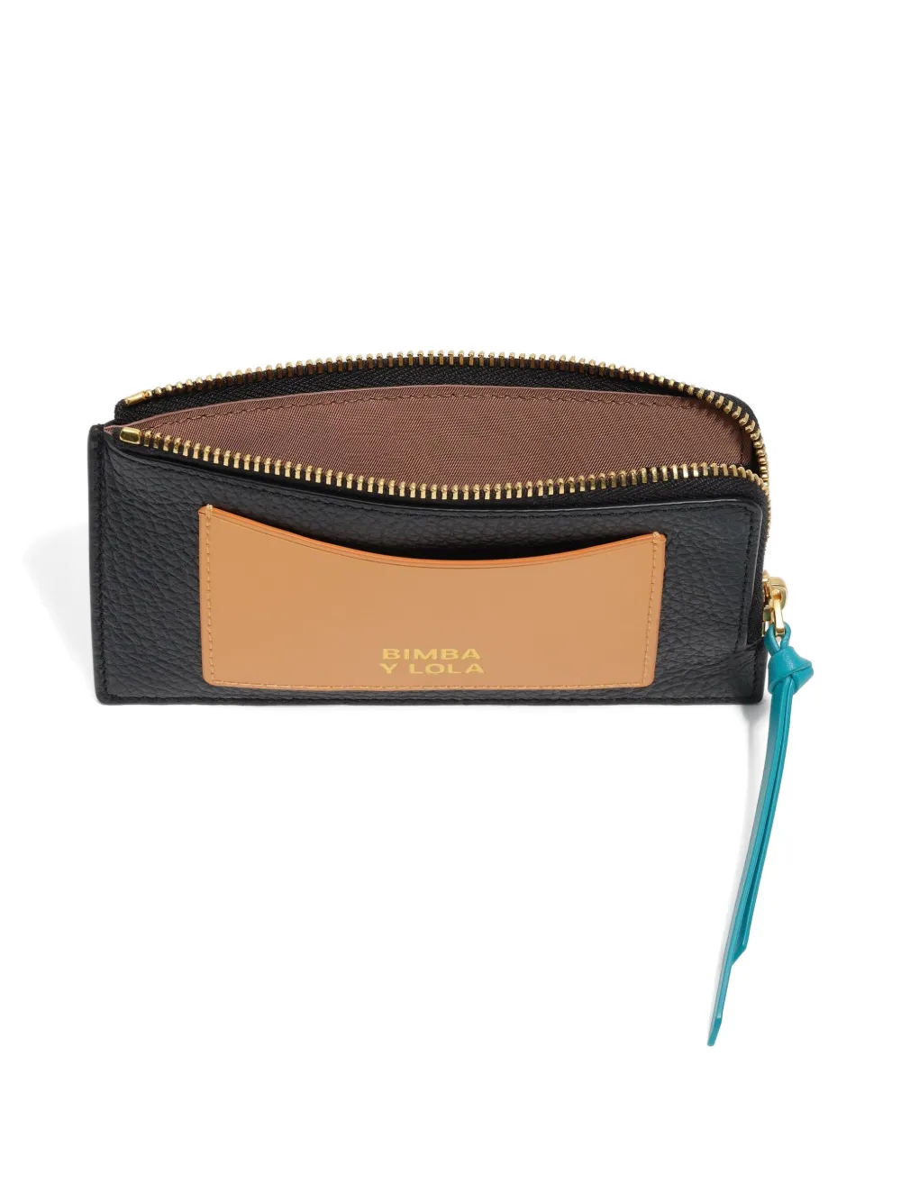Bimba Y Lola Zip-fastening Leather Wallet In Black