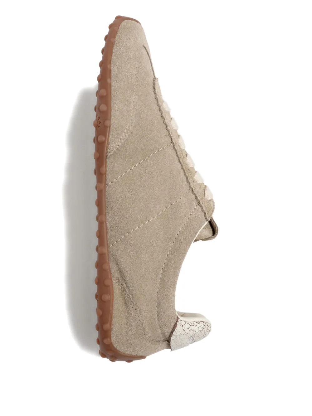 Bimba y Lola 13 29 suede leather sneakers Neutrals