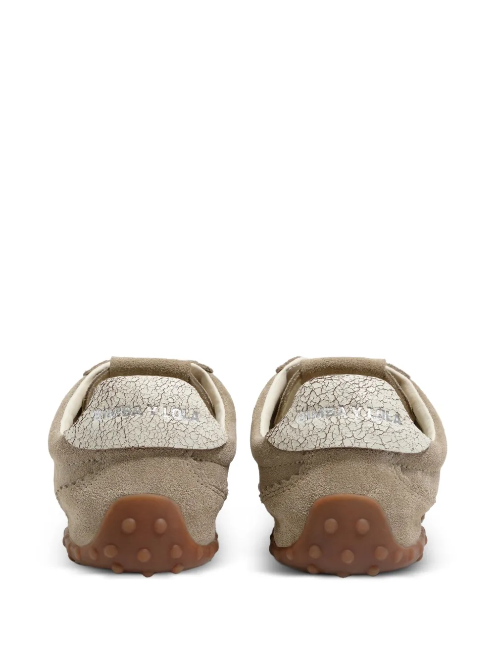 Bimba y Lola 13 29 suède leren sneakers Beige